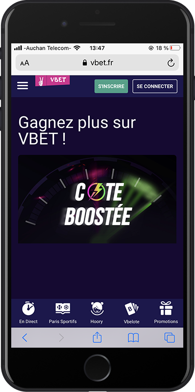 cote bostee vbet bonus